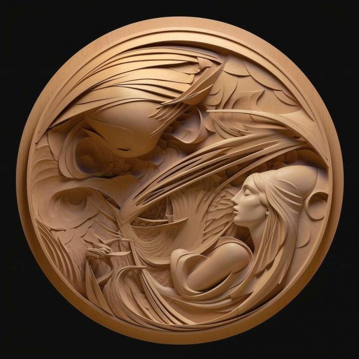 نموذج ثلاثي الأبعاد لآلة CNC 3D Art 